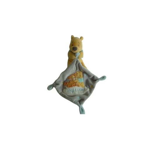 Doudou Peluche Mouchoir Winnie L'ourson Disney
