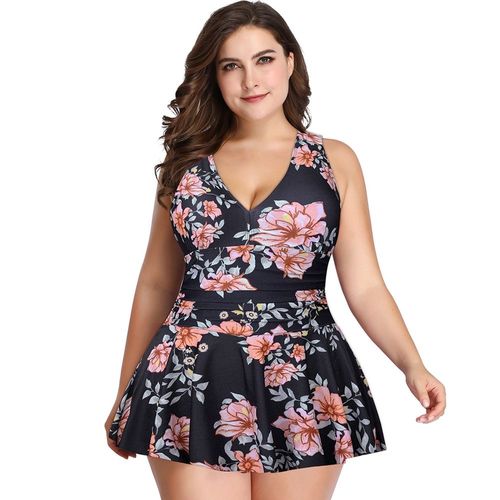 Maillot De Bain Pour Femmes, Monokini, Grande Taille, Imprimé, Ensemble 2 Pièces, Rembourré, Tankini, Vêtements De Plage, Été, S-5xl