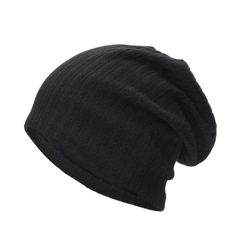 Bonnet Surdimensionné Unisexe En Crochet, Casquette Côtelée, Chapeau Chaud, Baggy, Sport, Hiver