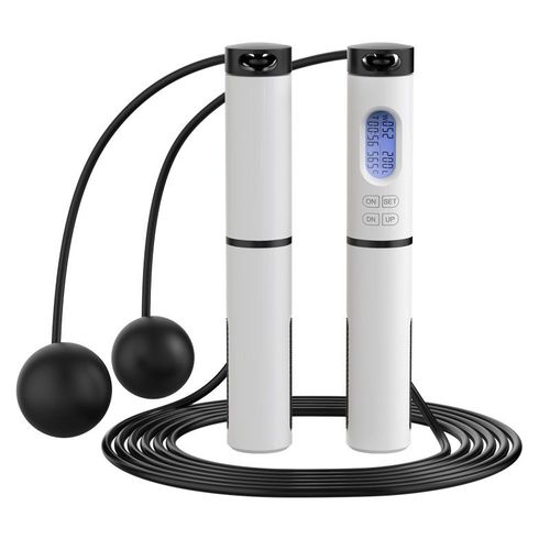 Corde À Sauter Électronique Avec Compteur De Vitesse, Crossfit Sans Fil, Poignée Antidérapante Pour L'entraînement De Boxe, Fil Réglable