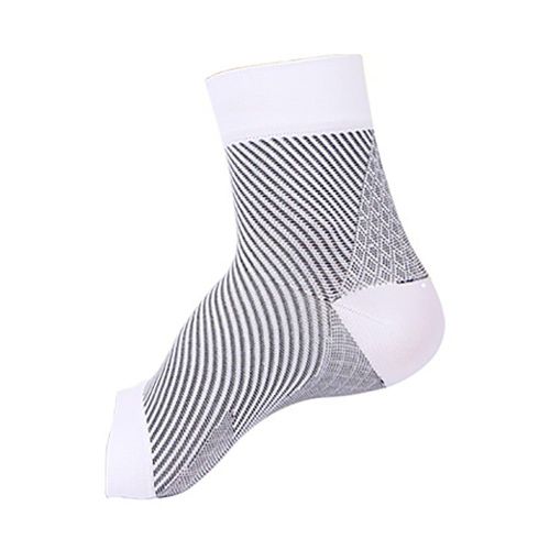 1 Paire De Chaussettes De Compression Unisexes, Manchon De Pied Cheville Anti-Fatigue, Tube Médical Moyen Pour Le Gonflement Plantaire, Vêtements De Sport