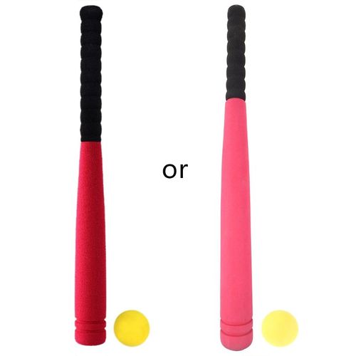 Batte De Baseball En Mousse Super Sûre, Avec Ensemble De Jouets De Baseball Pour Enfants, Accessoires De Sport De 21 Pouces