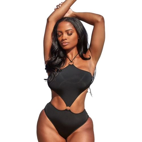 Maillot De Bain Couleur Unie, Bikini, Sexy, Slim, Petite Couverture De Poitrine, Froncé, Portefeuille, Taille Basse, Bretelles Spaghetti, Costume De Bain Pour Les Femmes