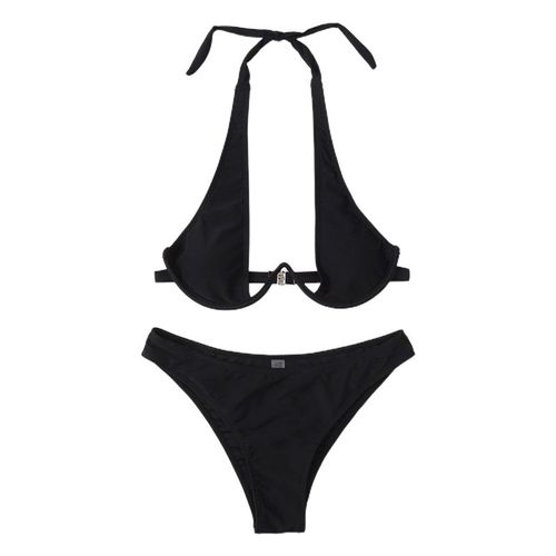 Maillot De Bain Brésilien Sexy Pour Femmes, Ensemble 2 Pièces, Soutien-Gorge Push Up, Culotte Taille Haute, À Lacets, Vêtements De Plage, 2022