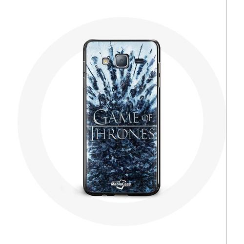 Coque Pour Samsung Galaxy Grand Prime Game Of Thrones Saison 8 Episode 1 Le Trône De Fer Personnages Logo Gris