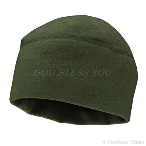 Casquette De Montre Unisexe, Couleur Unie, Douce Et Chaude, Polaire, Couvre-Chef Épais De L'armée, Coupe-Vent Résistant Pour L'extérieur, Hiver