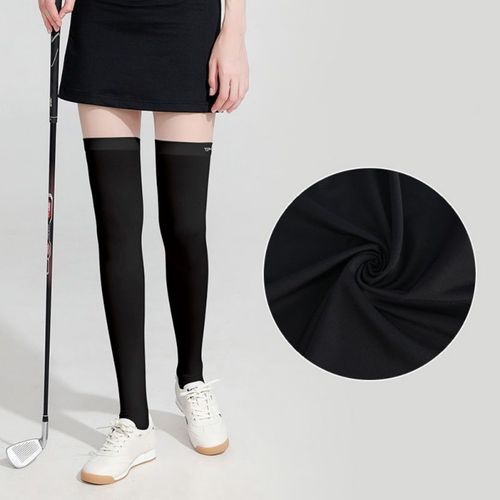 Legging Élastique Pour Femmes, 1 Pièce, Collant Pour Protection Solaire, Pantalon D'extérieur De Golf, Résistant Aux Uv, Chaussettes À Longues Jambes
