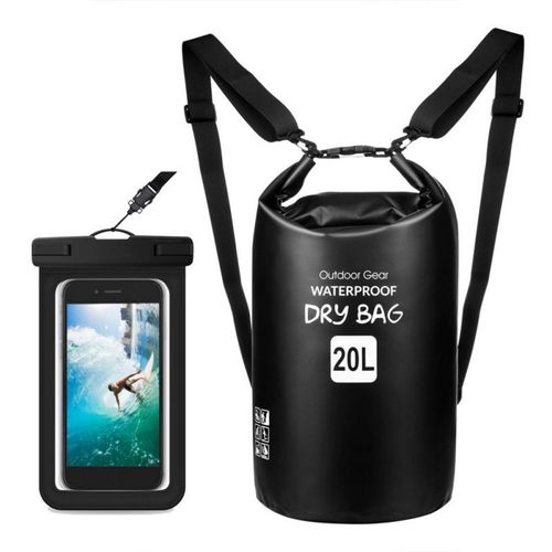 Étui Étanche Pour Téléphone Portable, Sacs Légers Pliables Pour Kayak Randonnée Camping, Sac Sec Étanche, Sac De Compression Sec