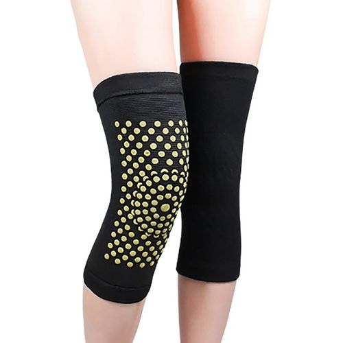 Genouillère De Soutien Auto-Chauffante, 2 Pièces, Pour L'arthrite, Soulagement De La Douleur Articulaire, Ceinture De Récupération Des Blessures, Masseur De Genou, Chauffe-Jambes