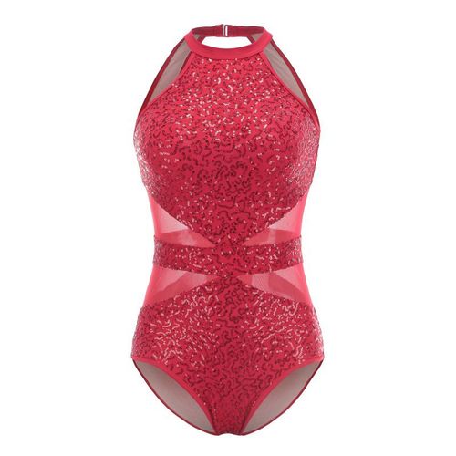 Justaucorps De Ballet Pour Femmes, Paillettes De Danse, Maille Épissure, Costume De Gymnastique, Vêtements De Danse Pour Adultes