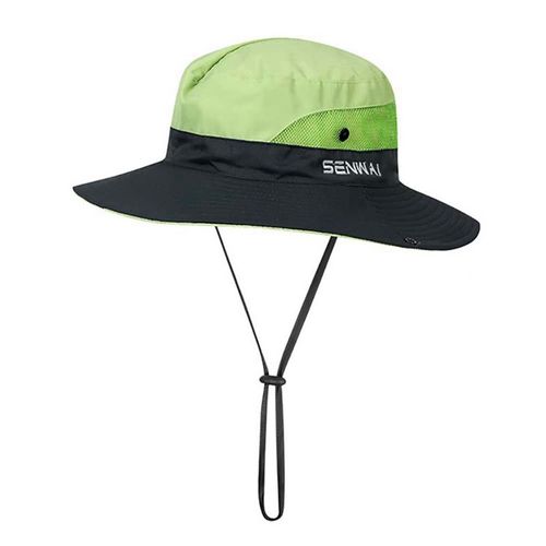 Chapeaux De Soleil Pour Femmes, Visière, De Pêcheur, De Plage, Protection Uv, Casquette D'été Décontractée, Queue De Cheval, À Large Bord