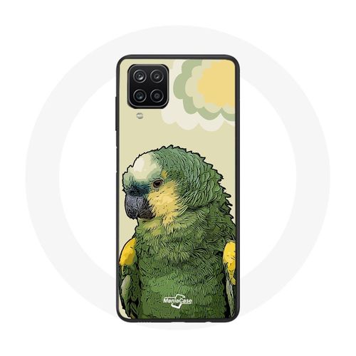 Coque Pour Samsung Galaxy A22 4g Amazone Perroquets Vert