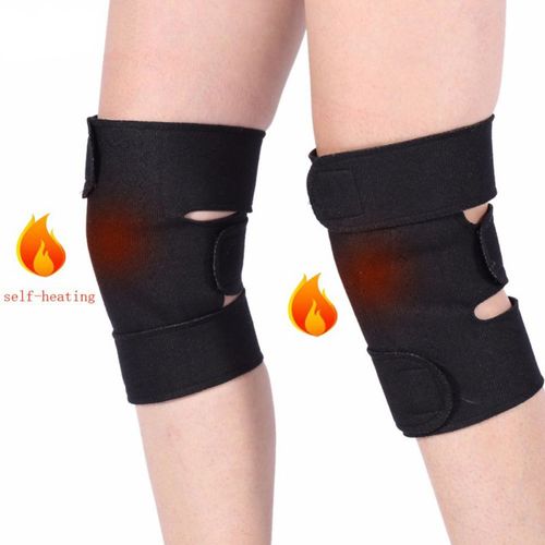 Genouillères Auto-Chauffantes Pour L'hiver, 1 Paire, Thérapie Magnétique, Genouillère, Soulagement De La Douleur, Arthrite, Attelle De Soutien, Genouillères