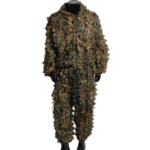 Costume De Ghillie De Chasse, Camouflage 3d De Feuilles Bioniques, Camouflage De Jungle, Observation D'oiseaux, Poncho, Vêtement De Jeu De Tir De Chasse