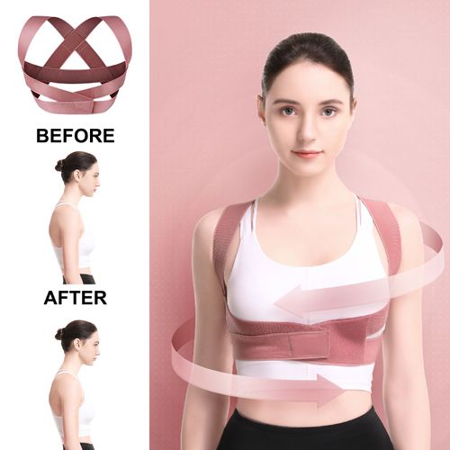 Ceinture Correctrice De Posture En Forme De Corps Pour Adulte, Ajustable, Pour Les Épaules, Le Haut Du Dos, Soutien Intime, Confortable Et Invisible