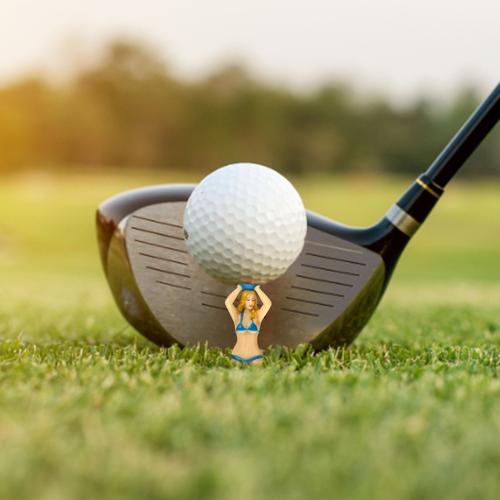Pin-Up Golf Tees De Golf Plastiques Pin-Up Tees De Golf Dame Golf Accueil Femmes Tees De Golf Pour D'entraînement De Golf Golf Accessoires