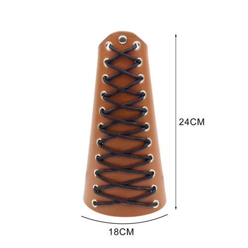 Bracelet Gant En Faux Cuir, Armure, Manchette En Cuir, Costume De Cosplay D'halloween, Protège-Poignet Viking Pour Hommes