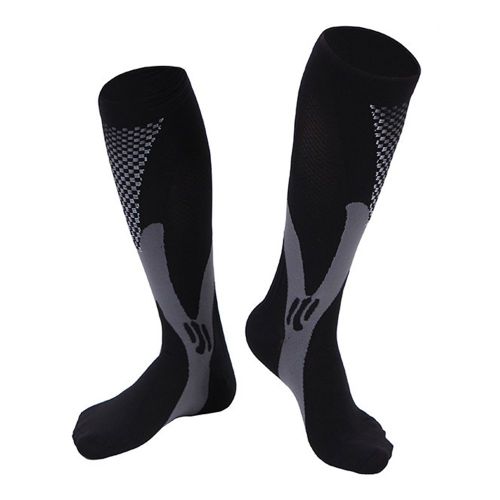 Chaussettes De Compression En Nylon Pour Hommes Et Femmes, 20 À 30 Mmhg, Anti-Transpirantes, Pour Sport, Marathon, Cyclisme, Course À Pied, Football