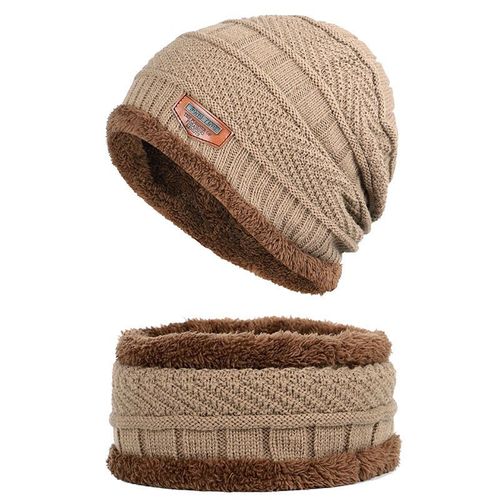 Casquette Coupe-Vent Avec Velours Pour Homme, Couvre-Oreilles En Laine Tricotée, Équipement De Plein Air, Livraison Directe