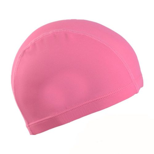 Bonnet De Bain En Nylon Pour Adultes Et Enfants, Couleur Unie, Haute Élasticité, Respirant, Neutre, Chic, Unisexe
