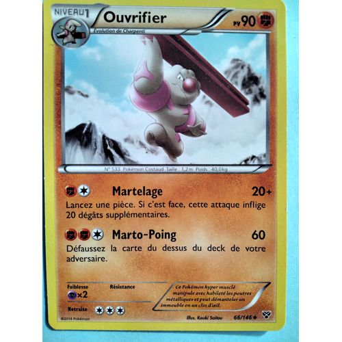 Carte Pokémon N° 533 Ouvrifier