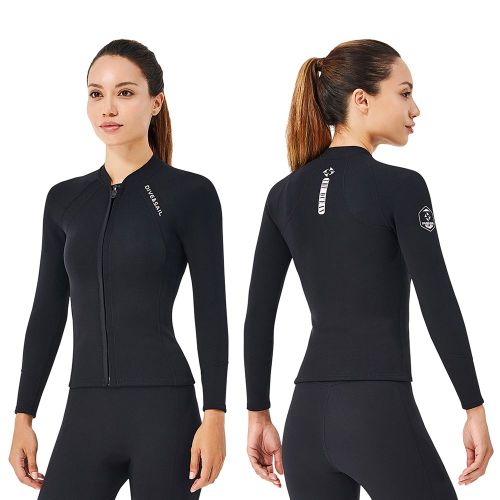 Maillot De Bain Thermique À Manches Longues Pour Femmes, Combinaison De Plongée En Apnée, Surf, Néoprène Premium, Fermeture Éclair