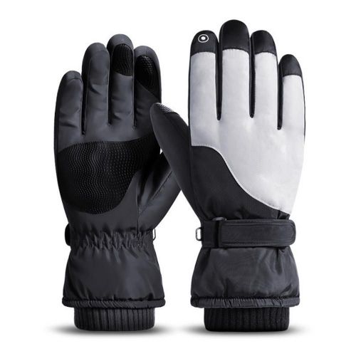 Gants Chauds Imperméables Pour Hommes, Ski, Cyclisme, Écran Tactile, Sports De Plein Air, Pêche, Randonnée, Moto, D'équitation, Doigt Complet, Hiver