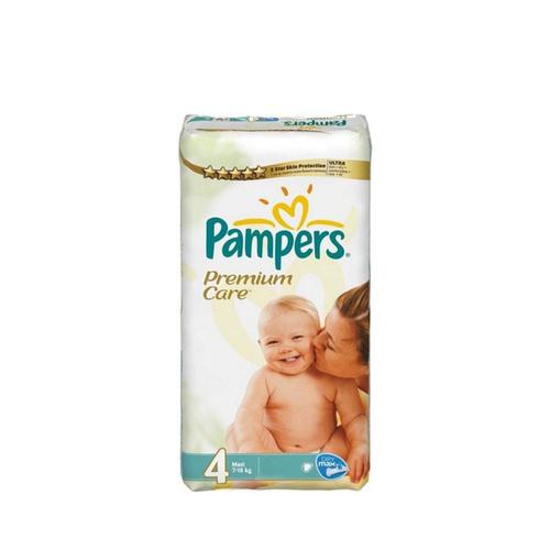 Pack 34 Couches Pampers Premium Care Taille 4 Maxi (7-18-Kg)