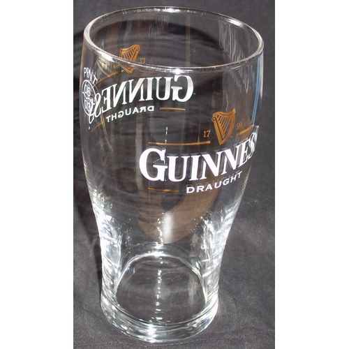 Verre Bière Guinness Draught Harp 1759 Pint 50 Cl