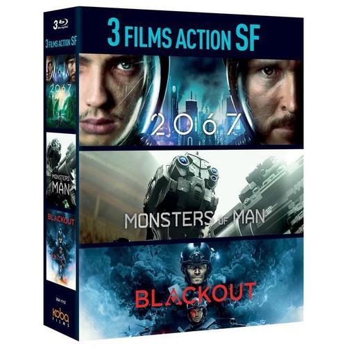 3 Films Action Sf : 2067 + Monsters Of Man + Blackout - Pack - Blu-Ray