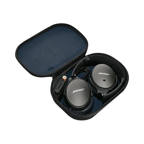 Bose QuietComfort 25 Acoustic Noise Cancelling - Écouteurs avec micro - pleine taille - filaire - Suppresseur de bruit actif - jack 3,5mm - noir (Compatible IOS uniquement)