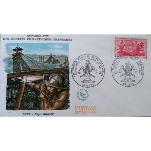 Enveloppe Premier Jour D'émission Oblitérée Le 16 Mai 1970