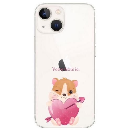 Coque Iphone 13 Mini Hamster Coeur