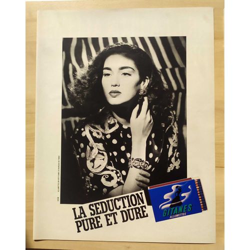 Publicité Papier - Allumettes Gitanes De 1986