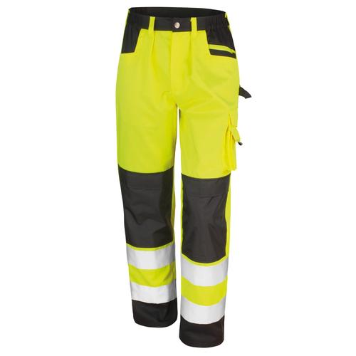 Result Safeguard - Pantalon Cargo Haute Visibilité - Adulte Unisexe