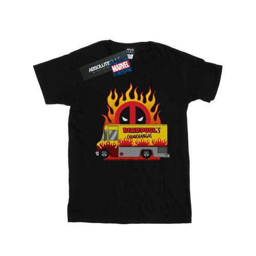 Marvel - T-Shirt Deadpool Chimichangas Van - Garçon