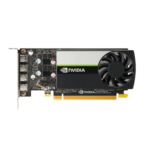 NVIDIA T1000 - Carte graphique - T1000 - 4 Go - 4 x Mini DisplayPort - boîtier marron - pour Precision 3240 Compact, 3450 Small Form Factor, 3450 XE Small Form Factor