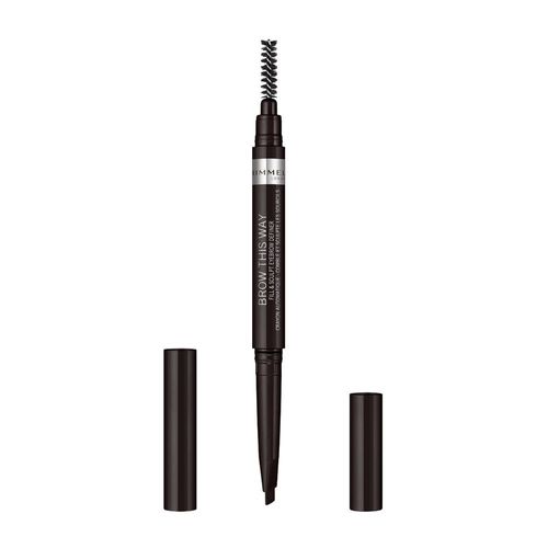 Rimmel Brow This Way 2-In-1 Fill & Sculpt Soft Black 0.4g, Noir, Soft Black, 0,4 - Rimmel London - Mascara 