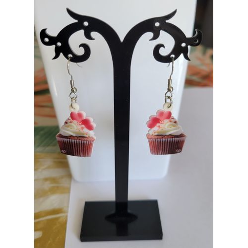 Boucles D'oreilles Cupcake !
