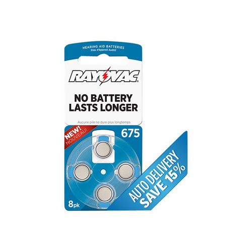 Rayovac - Batterie 8 x 675