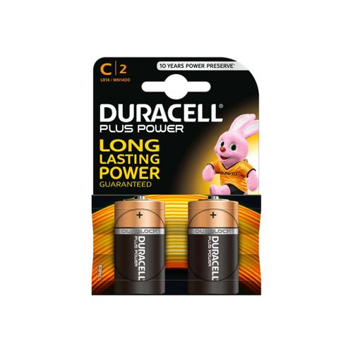 Duracell Plus Power MN1400 - Batterie 2 x C - Alcaline