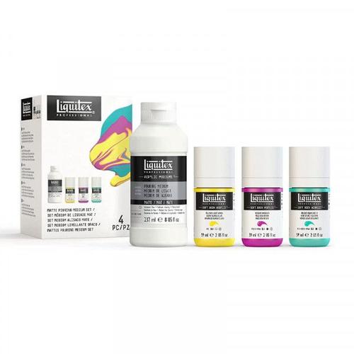 Set Médiums De Lissage Mat 4 Pièces - Liquitex