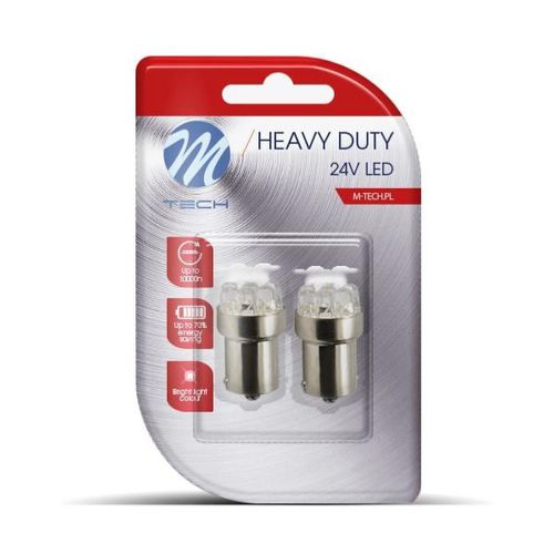 2 Ampoules Type Graisseur R5w A Led Blanche Culot Ba15s 24 Volts