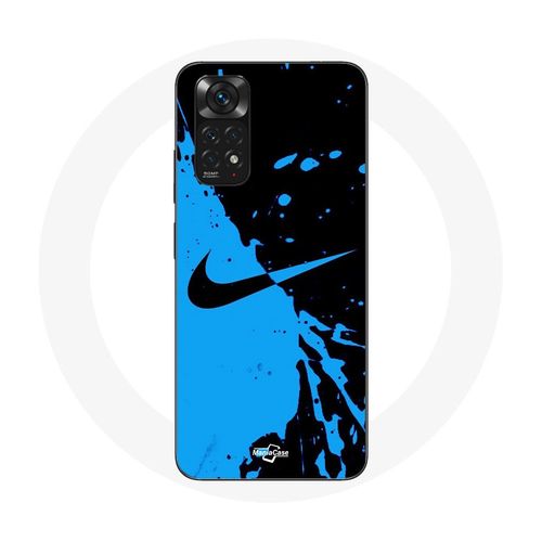 Coque Pour Xiaomi Redmi Note 11 4g Nike Logo Bleu Et Noir