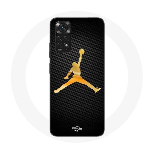 Coque Pour Xiaomi Redmi Note 11 4g Air Michael Jordan Logo Jaune