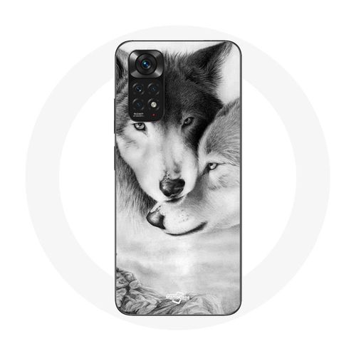 Coque Pour Xiaomi Redmi Note 11 4g Loup Duo Animaux