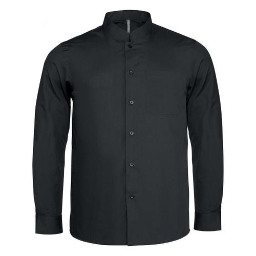 Kariban - Chemise À Manches Longues Et Col Mandarin - Homme