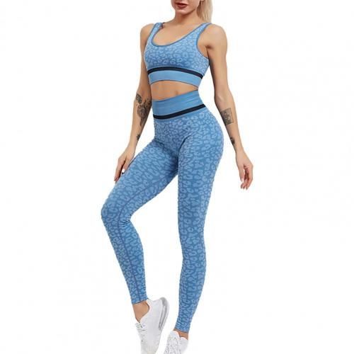 1 Ensemble De Leggings Et Soutien-Gorge De Sport, En Polyester, Style Pratique Concis, Pour La Gymnastique, Entraînement, Gilet, Ensemble De Leggings De Sport