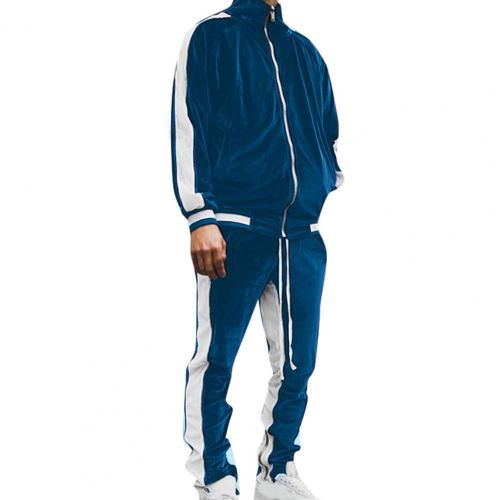 Sweat-Shirt Pour Hommes, Ensemble Décontracté, Ample Et Chaud, Col Rabattu, Pantalon, Costume, Manteau, Vêtements De Sport, Automne