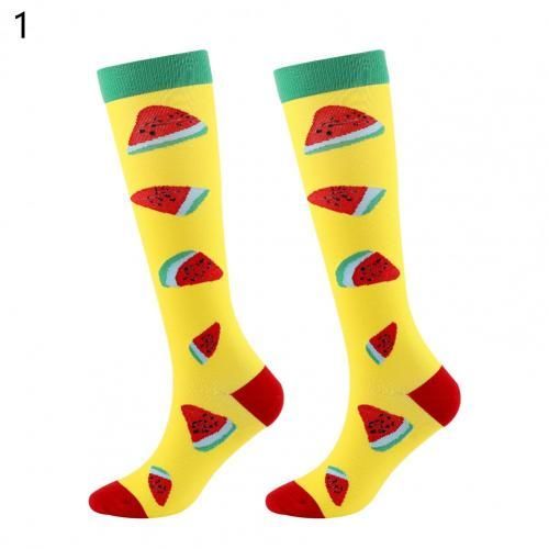 Chaussettes De Cyclisme Unisexes, En Nylon, Confortables, Motif De Fruits, Idéales Pour L'escalade, La Course À Pied